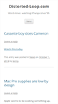 Mobile Screenshot of distorted-loop.com